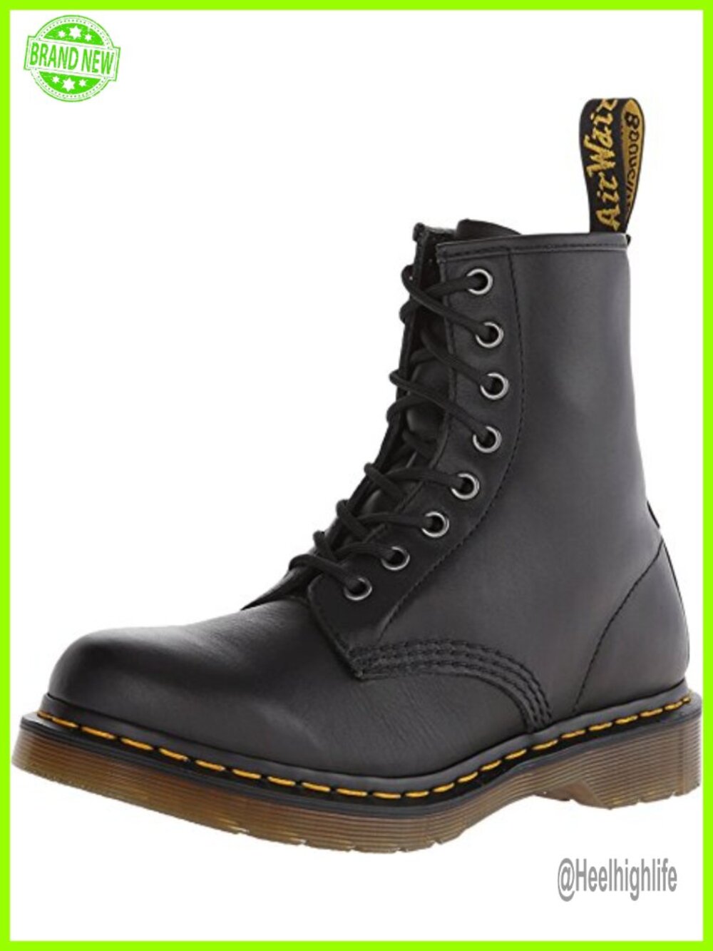 Dr. Martens 1460 W Leather 8 Eye Ankle Boot